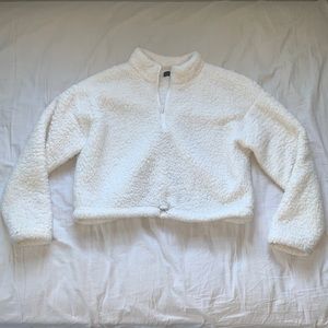 White LA Hearts Pacsun Sherpa
